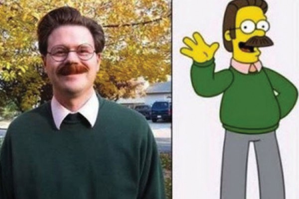 Esse senhor com Ned Flanders