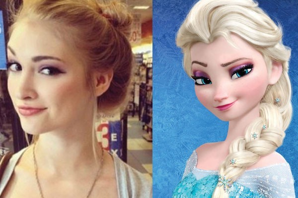 Essa moça com Elsa, A Rainha do Gelo