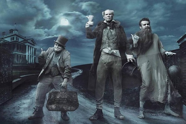 Jack Black, Will Ferrell e Jason Segel como os Três Fantasmas