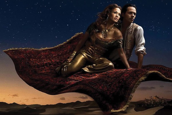 Jennifer Lopez e Marc Antony de Aladdin