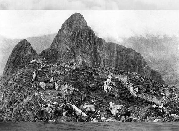 1911 Primeira imagem após a descoberta de Machu Picchu