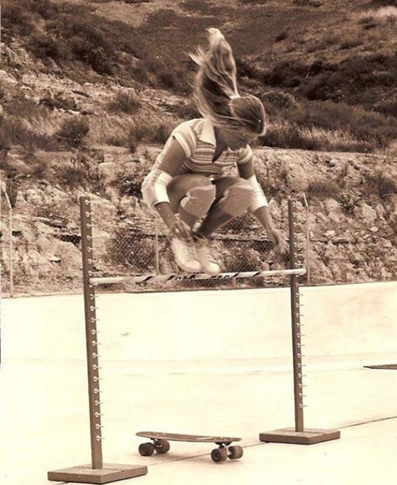 Ellen O’Neal, uma das primeiras skatistas profissionais – 1976