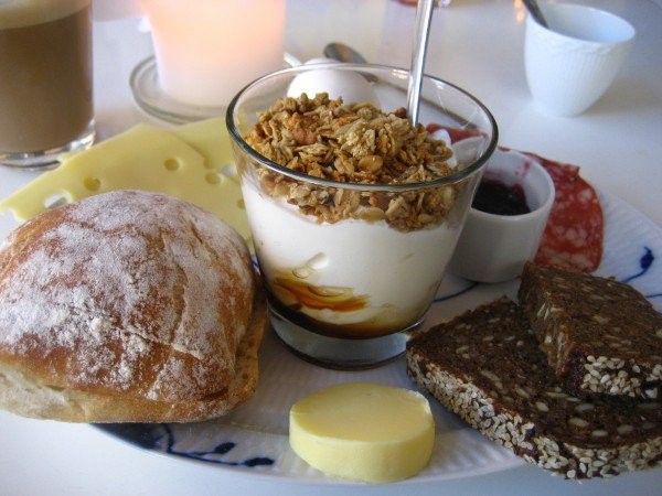 Café da manhã na Dinamarca