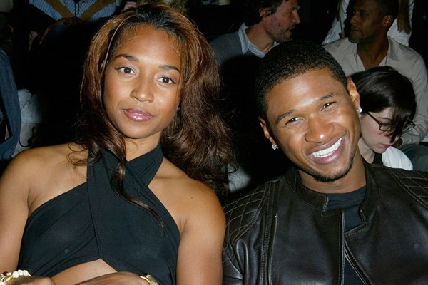 Usher e uma garota desconhecida