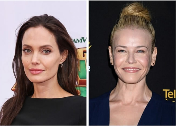 Angelina Jolie e Chelsea Handler - 41 anos