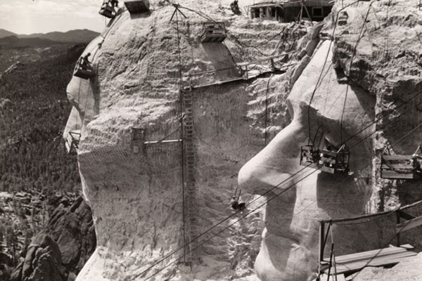 Construção do Mount Rushmore