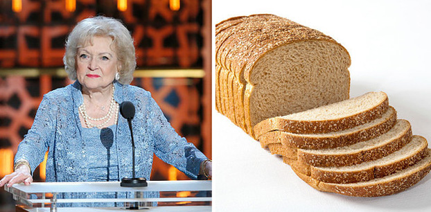 Betty White é mais velha que o pão de forma