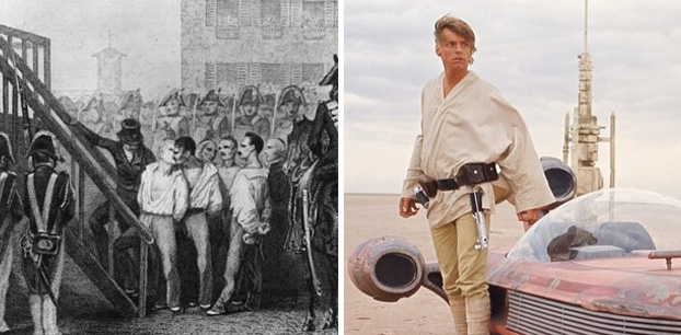 Quando saiu o primeiro filme de Star Wars, França ainda executava pessoas com guilhotina