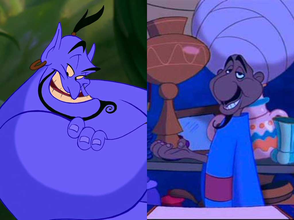 O vendedor de Aladdin é o gênio da lâmpada