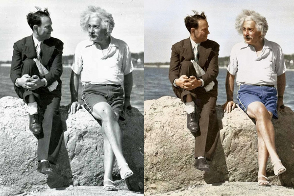O gênio Einstein em uma de suas fotos mais famosas