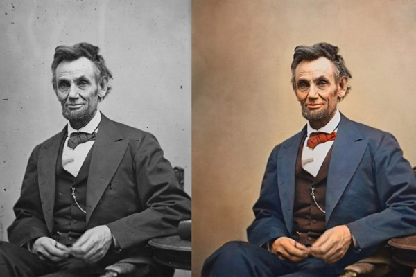 Abraham Lincoln numa das suas últimas fotos
