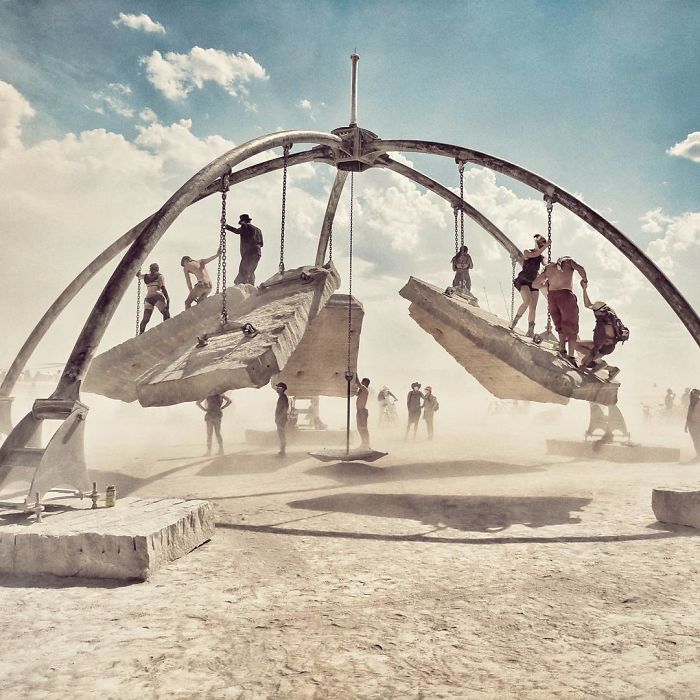 Burning Man: sua primeira edição reuniu apenas 20 pessoas agora são mais de 60 mil