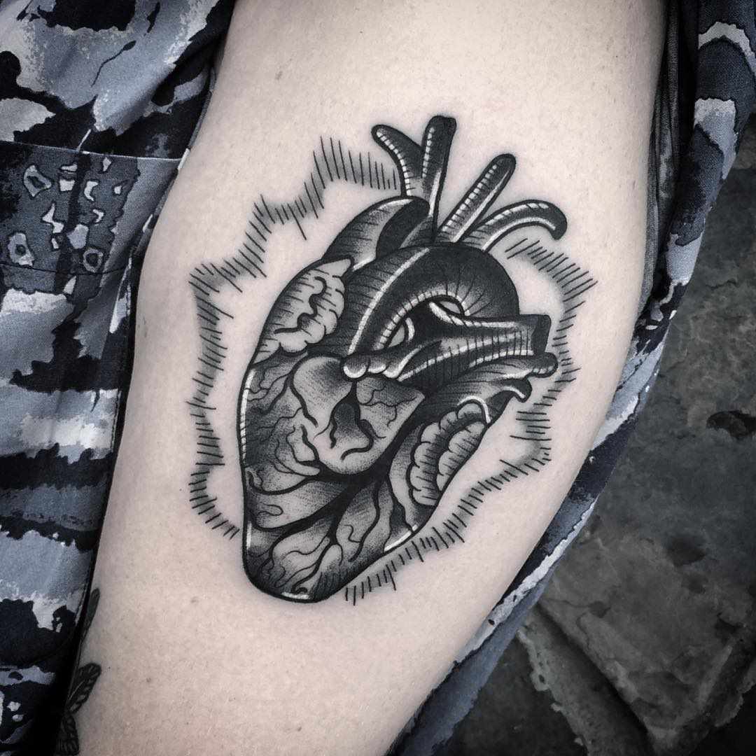 O que significa tatuagem cardíaca?