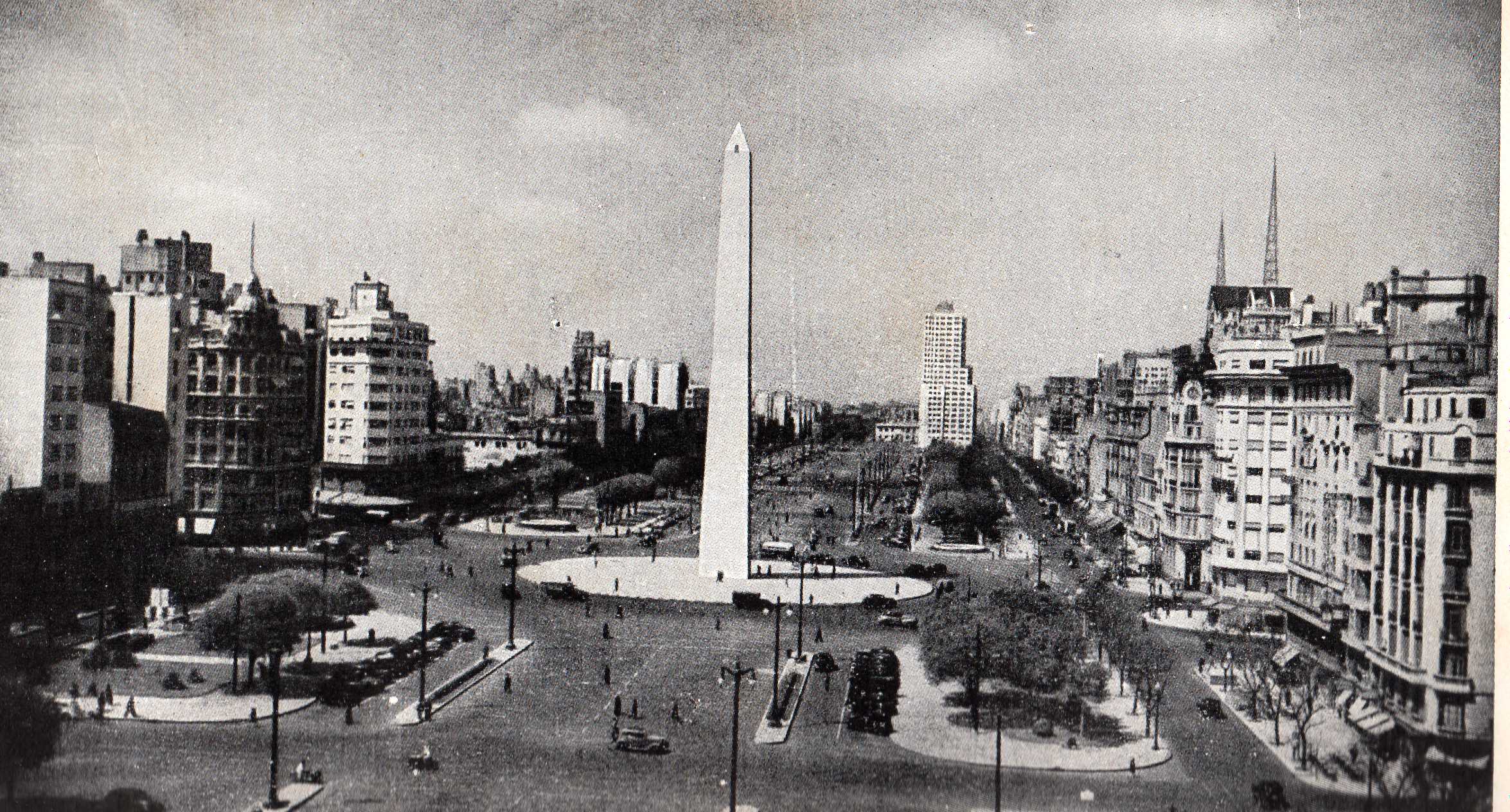 Obelisco de Buenos Aires em 1970