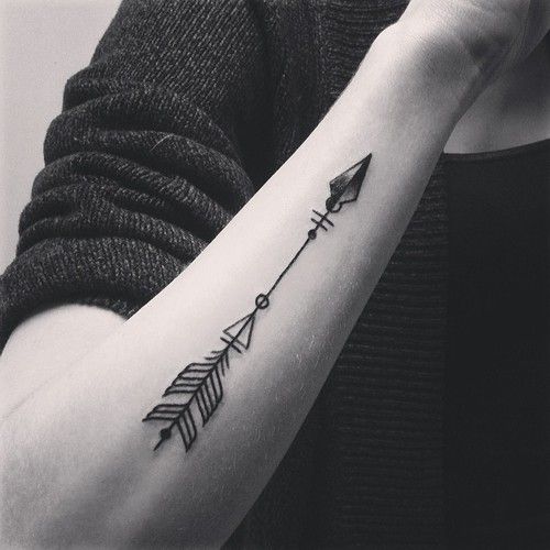 O que significa a tatuagem das flechas?