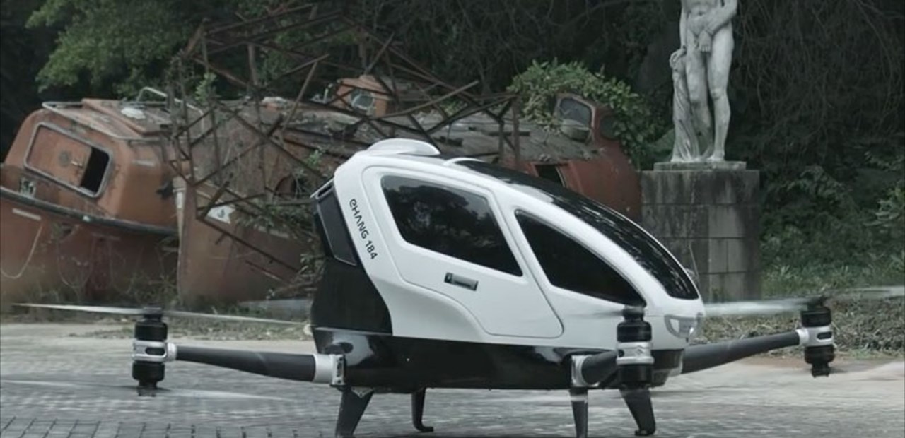 Drones com espaço para passageiros