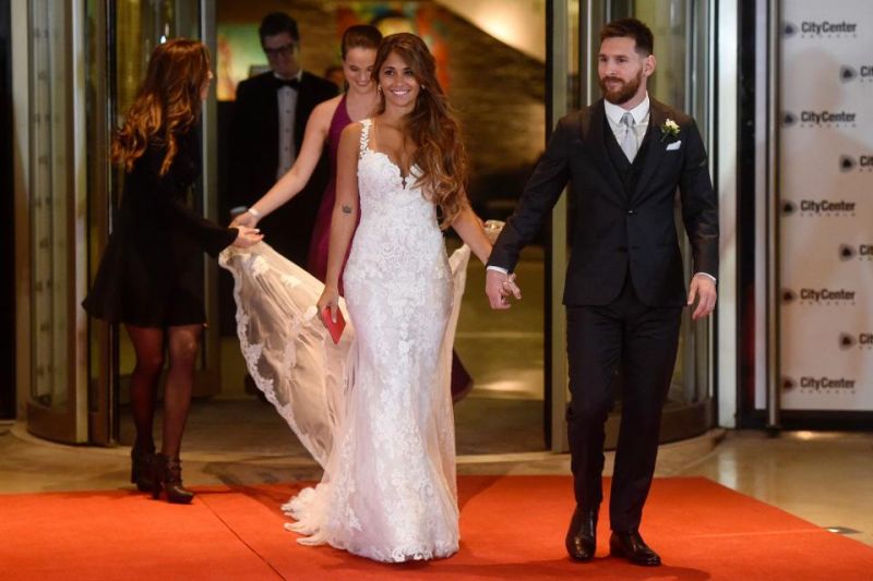Agora, finalmente, Messi e Antonella são casados