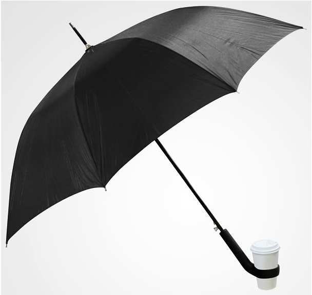 Guarda-chuva com porta copos