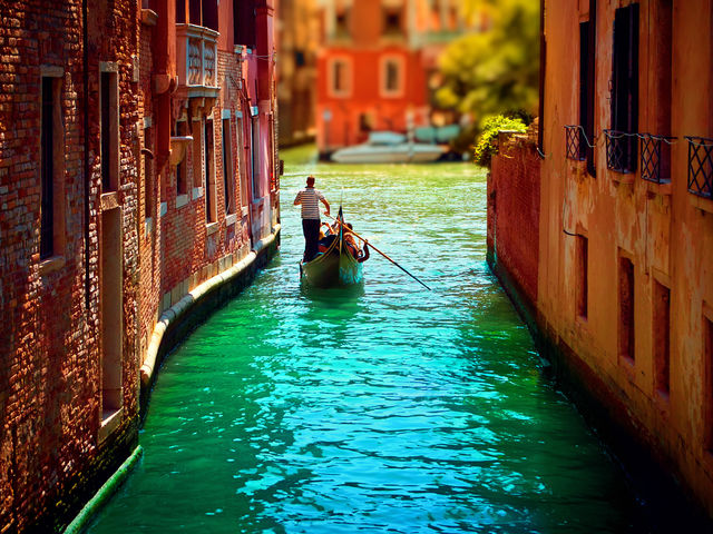 O Grande Canal de Veneza - Itália