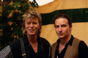 David Bowie e Bono Vox (U2)