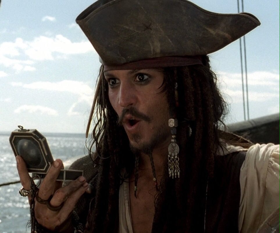 A bússola do desejo de Jack Sparrow - Piratas do Caribe
