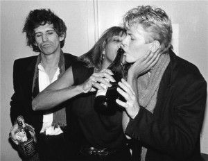 Keith Richards (The Rolling Stones), Tina Turner e David Bowie