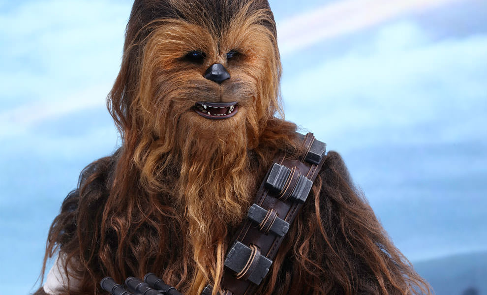 Os trajes peludos de Wookie eram cabelo humano