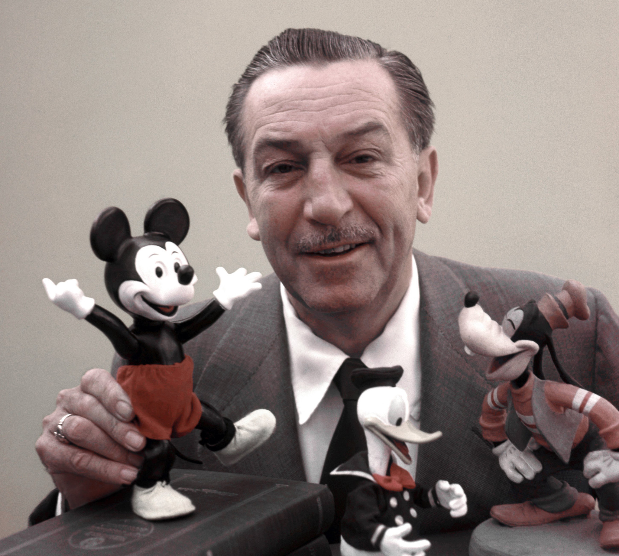 Walt Disney fez a voz de Mickey por muitos anos
