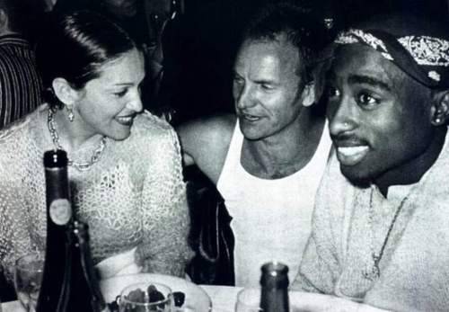 Madonna, Sting & Tupac Shakur