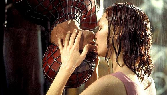O famoso beijo do 'Homem-Aranha'