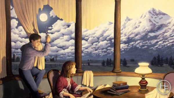 A cortina, as nuvens ou a montanha?
