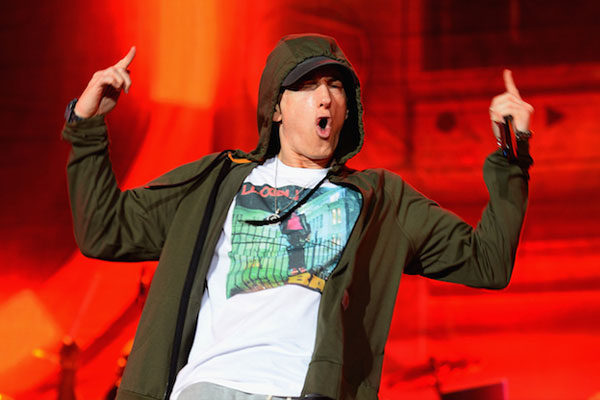 Eminem é quem mais fala!