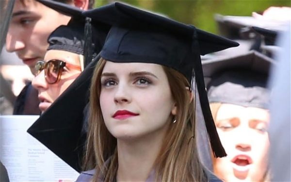 Emma Watson estudou Literatura Inglesa na Universidade de Brown