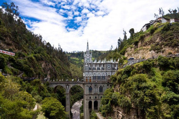 O Santuário de Lajas na Colômbia