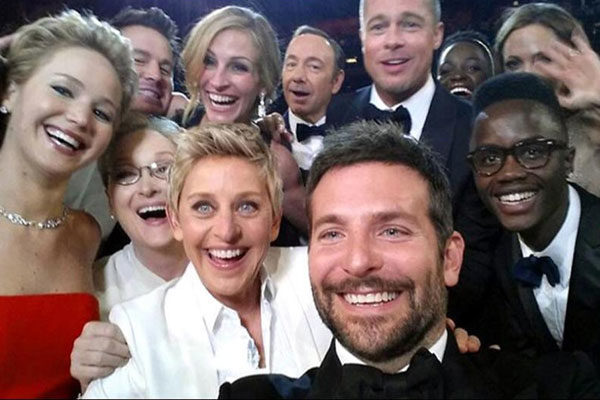 Ellen Degeneres e sua famosa selfie