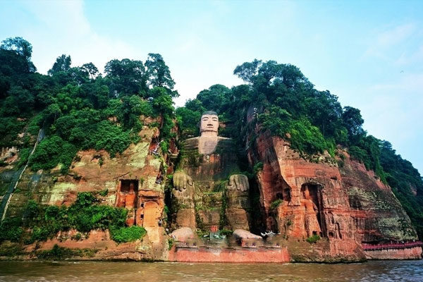 O Buda gigante Leshan, China
