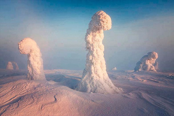 Inverno na Lapônia Finlandesa