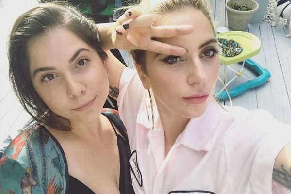 Lady Gaga e sua irmã Natali Germanotta