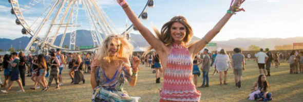 Fotos de celebridades no Festival de Coachella